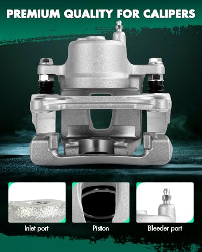 Image of SCITOO Front Passenger Side Disc Brake Caliper 19B2581A Compatible For Scion For tC 2005-2010,For Toyota For Celica 2003-2005,With Bracket 1PC