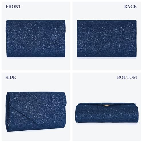 Image of UBORSE Evening Bag Lace Clutch Purse for Women Formal Elegant Envelope Wedding Party Cocktail Crossbody Shoulder Bag