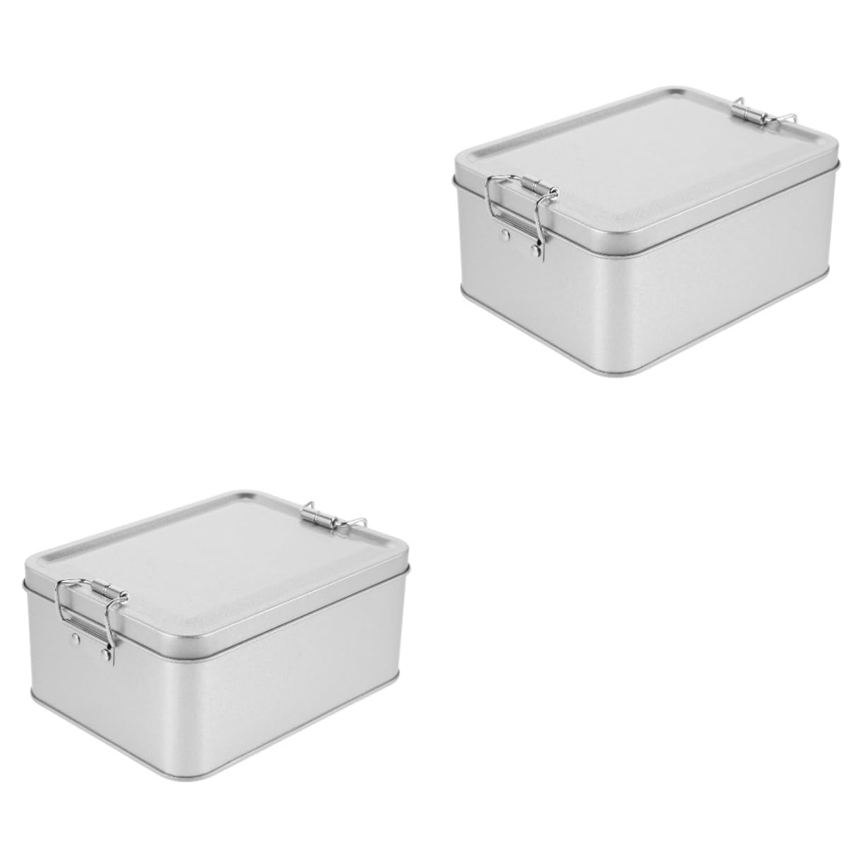 Caja de almacenamiento de galletas de estaño PRETYZOOM para snacks de bodas