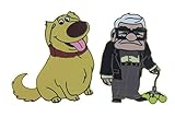 Disney Pin - Disney Pixar's Up - Dug and Carl Fredricksen - 2 Pin Set 79392