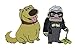 Disney Pin - Disney Pixar's Up - Dug and Carl Fredricksen - 2 Pin Set 79392