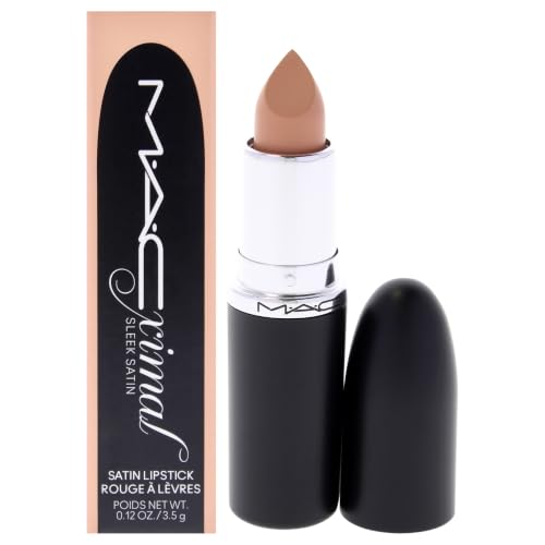 Macximal Satin Lipstick - 833 Creme D Nude by MAC for Women - 0.12 oz Lipstick