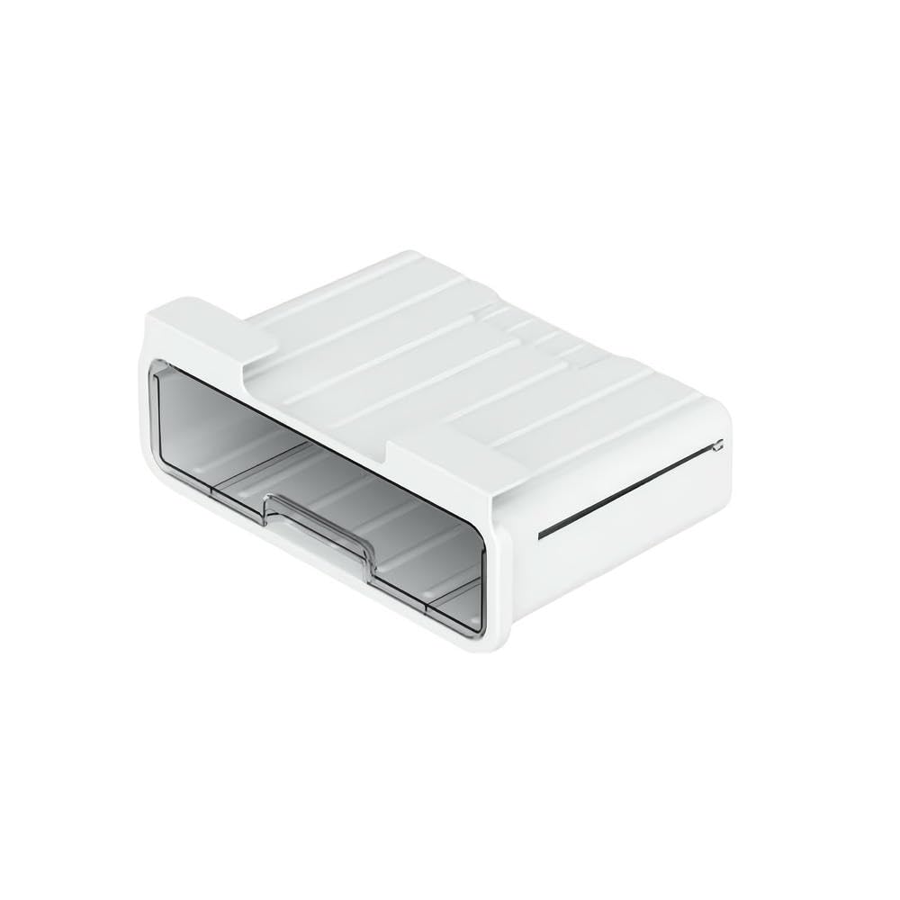 SYJYM - Organizador de cajones ocultos para debajo del escritorio, diseño transparente, suministros de oficina, cosméticos, ahorra espacio, cajón de escritorio para el hogar