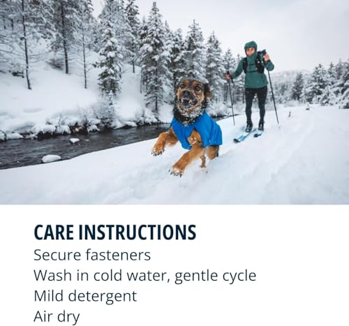 RUFFWEAR Vert mittelgroße Hunde-Regenjacke, isolierter Allwetter-Hundemantel, wasserdichte Hundejacke, leichte wetterfeste Hundeweste und Winter-Hunde-Regenmantel, Größe M, Mineralgelb