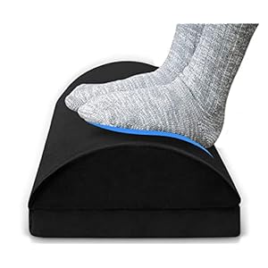 Table4Rock Under Desk Foot Rest Adjustable Ergonomic Foot Cushion Anti-Slip Bottom Computer Office Home Work and Gaming…