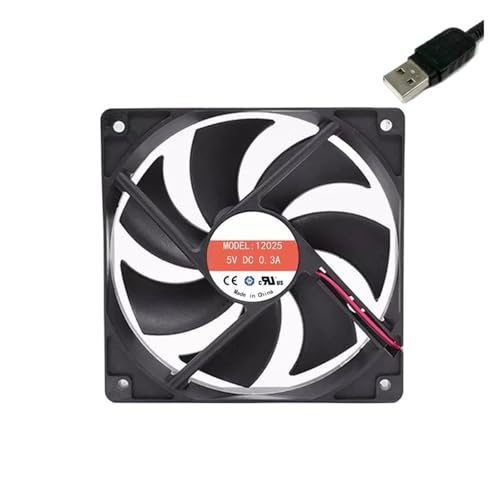Ventilateur axial 120mm 5V avec prise USB pour refroidissement de serveur