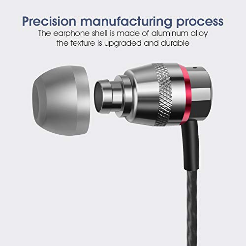 Hifi Walker A2, High Resolution Wired Earbuds, In Ear Headphones, Dynamic Crystal Clear Sound, 3.5Mm Jack (No Mic) For Android Phones,Ipad,Ipod, Computers, Laptops, Hi-Res Earbuds For Hifi Mp3 Player #TOP2