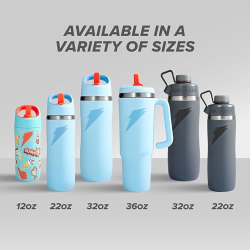 Gatorade 'Overtime' 22oz Stainless Steel Water Bottle, Twist Cap, Pink - image 8