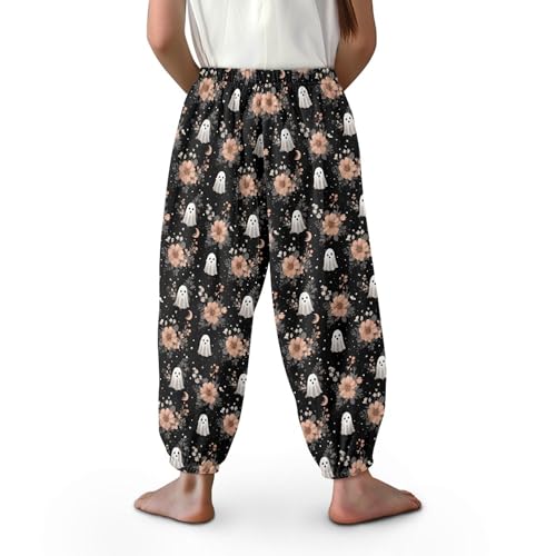 Image of Unisex Little Kids Yoga Trousers Bohemian Beach Pants Baggy Harem Activewear for Boys and Girls Age 3-10