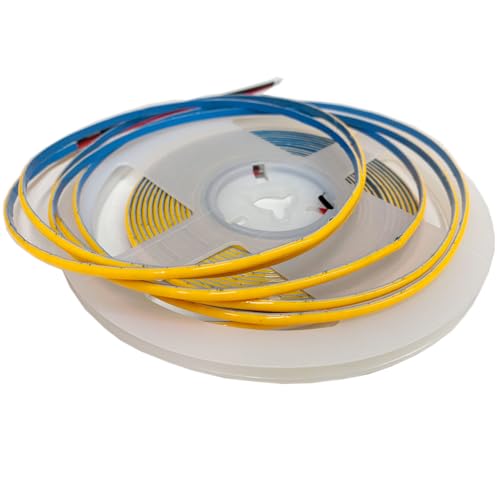 Tira LED COB 5mm 12V 5m Warm White Alta Brillo miniatura 1