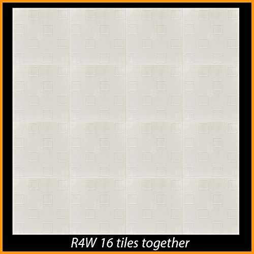 Diamond Square R4W Foam Glue Up 20X20 Decorative Ceiling Tiles (21.12 S/F) Pack Of 8 Pcs #TOP1