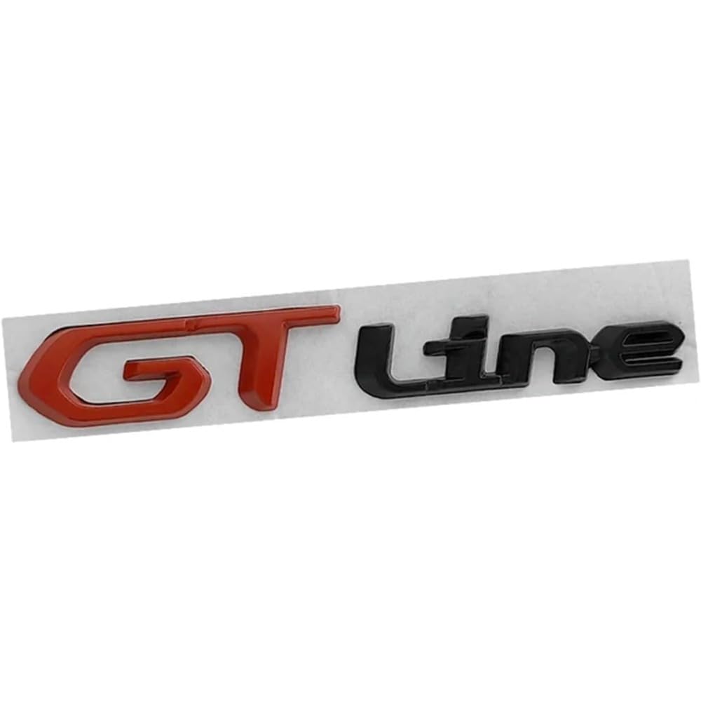 MAUXpIAO for Peugeot 3D GT Metal Logo Car Trunk Emblem StickerAccessories, Easy to Install fds/K/A