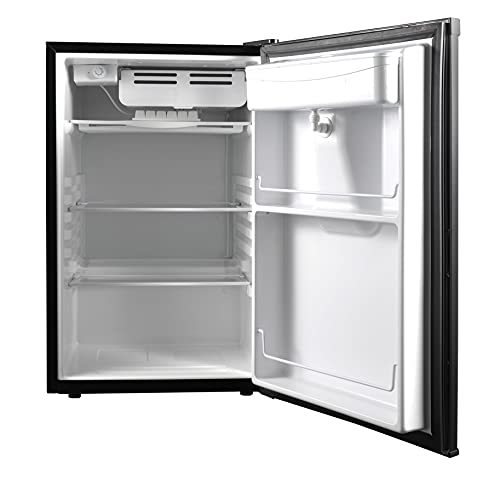 Frigidaire EFR494-BLACK Retro Compact Mini Fridge With Freezer Compartment, Chrome Handles, 4.5 Cu Ft, Built-In Water Dispenser thumb #3