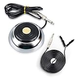 USO FÁCIL: el pedal del tatuaje y el cable del clip del tatuaje se conectan fácilmente a su máquina y fuente de alimentación. Fácil instalación. Enchufe y uso. El cable de clip de tatuaje es el kit de conversión RCA de la máquina que le permitirá alimentar su máquina de tatuaje con un cable RCA en lugar de un cable de clip tradicional.