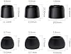 6 pares de eartips para KZ ZS10 PRO, combo de 3 pares de silicón y 3 pares de espuma viscoelástica KBEAR FT01 para KZ ZST ZS10 PRO X AS10 AS24 ZSN PRO X Castor TANGZU WAN'ER CCZ DC02 DC01-PRO audífonos 6