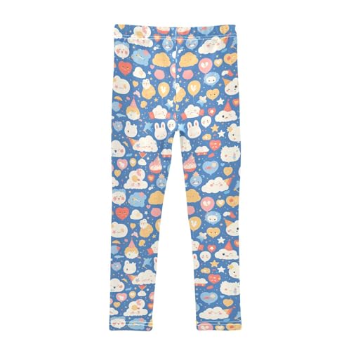 Cute Pattern Cute Kids Baby Girls Cotton Leggings Comfortable Full Length Pants Gym2