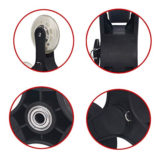 Carrito portátil multifuncional plegable con ruedas de PU miniatura 7