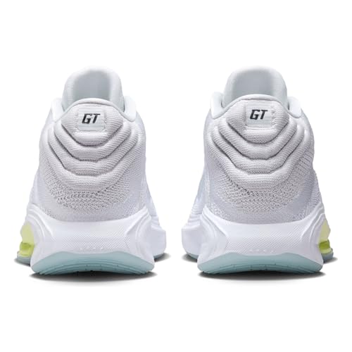 Nike Nike G.T. Hustle 3 Basketball Shoes (FV5953-004, Pure Platinum/White/Light Lemon Twist/Glacier Blue) Size 11