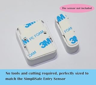 Replacement Adhesive for SimpliSafe Entry Sensors, Pre-Cut, Easy to Install, No Cutting Needed, Pack of 10 Sensor Pads & 10 Magnet Pads