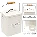 Xbopetda Laundry Powder Bin, Washing Powder Storage Tin with Scoop, Airtight Lid & Handles, Laundry Detergent Powder Storage Box - Perfect for Holding Pods Tablets Capsules Powder Detergent-White