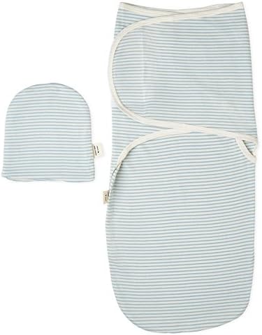 Swaddle Blanket with Hat Set - Best Baby Swaddle Wrap for Swaddling - Plant Dyes, Premium Quality Infant Swaddle Blankets for Girls and Boys