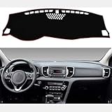 Armaturenbrett-Abdeckung für Kia Sportage QL 2016-2019 Anti-Rutsch & UV-Schutz Dashboard Matte Sonnenschutz & Hitzeschutz
