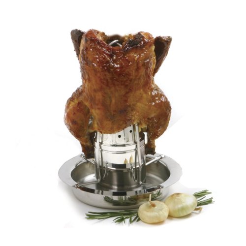 Norpro 265 Stainless Steel Vertical Roaster With Infuser, 8.5 Inches, Silver #TOP2