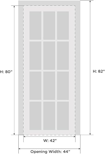 Miniatura 25 de SARTODOORS Puerta francesa sólida de 36 x 80 pulgadas Lucia 2166 vidrio transparente negro mate Marco de panel regular individual manija Baño