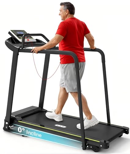 Redliro Walking Treadmill with Long Handrail for...