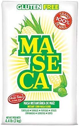 Maseca Instant Yellow Corn Masa Flour 4.4lb | Masa Instantanea de Maiz Amarillo 2.2kg - PACK OF 2