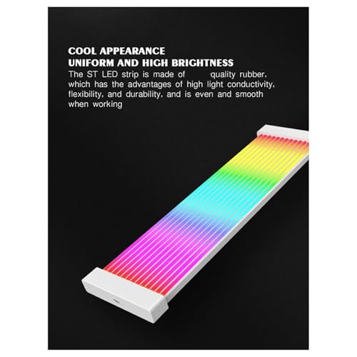 Bande LED RVB Synchrone ARGB pour Câble GPU 8 Broches et ATX PC