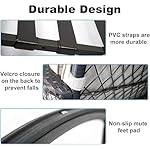 LEVELEVE 3 pcs Rocking Bistro Set Conversation Chairs PE Wicker Outdoor Rocking Chairs & Glass Table,for Porch Lawn Garden Backyard Deck(Rocking Set,Khaki) - Image 5