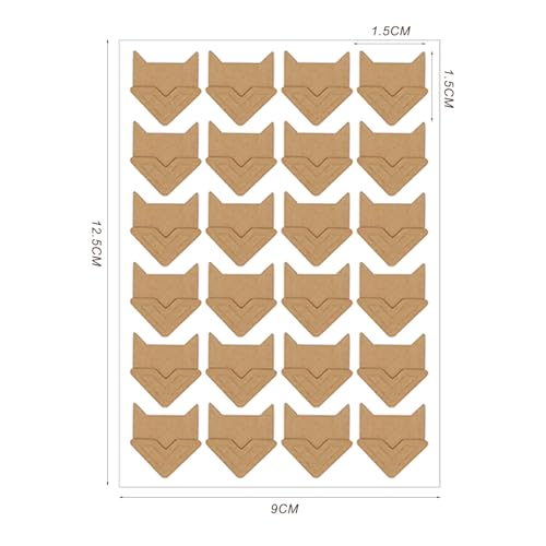 Fotoecken Selbstklebend Selbstklebend Foto Klebeecken Foto Ecken Fotoecken für Fotoalbum Fotoecken zum Kleben Fotoecken Aufkleber für Scrapbooking Fotoalbum DIY Tagebuch 192 Stück 8 Blatt