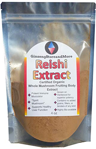 4oz Organic Red Reishi Mushroom Extracted from Real Mushroom Fruiting Bodies from Nammex | >30% Beta-Glucans | Ganoderma Lucidum, Ling Zhi Γ§Β¡èŠ | ΓΒ²-Glucan for Energy, Immune System 4oz Organic Red Reishi Mushroom Extracted from Real Mushroom Fruiting Bodies from Nammex | >30% Beta-Glucans | Ganoderma Lucidum, Ling Zhi Γ§Β¡èŠ | ΓΒ²-Glucan for Energy, Immune System