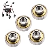 YIBEICO Rollator Caster Wheel Bearings Wheelchair Front Wheel Bearings, Replacement...