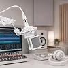 Musiin Mic Pop Filter Compatible with Sennheiser MK4 MK8, U-Shaped 3-Layer Upgraded Microphone Pop Shield with Elastic Mesh, Easy Install for Vocal Recording, Live Streaming and Podcasting(White) #5
