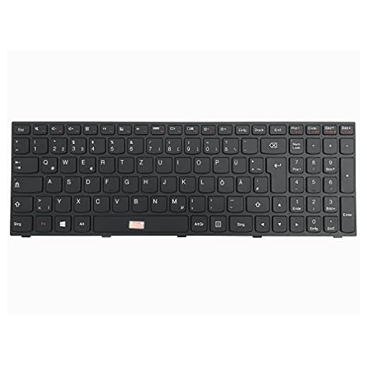 (Version 2) tyskt tangentbord – utan belysning – för Lenovo G70-35 (80Q5002YGE), G70-35 (80Q50041GE), G70-35 (80Q5003JGE), G70-35 (80Q5004RGE), G70-70 (80HW0000HW00000000000000000000000000000000000 0HGE), G70-70 (80HW0069GE)