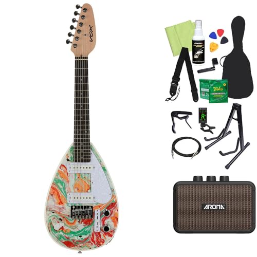 VOX MK3 MINI エレキギター初心者14点セット 【ミニアンプ付き】 MB ミニギター トラベルギター ショートスケール ティアドロップ型 ボックス