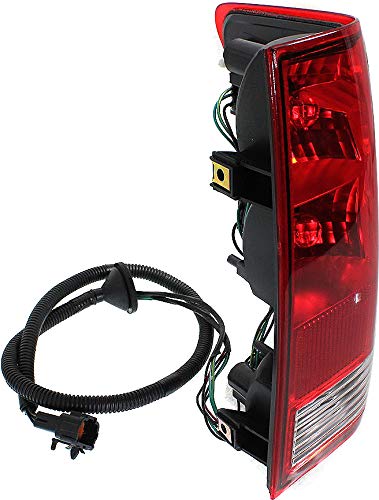 Evan Fischer Passenger Side Tail Light Assembly Compatible with 2004-2015 Nissan Titan