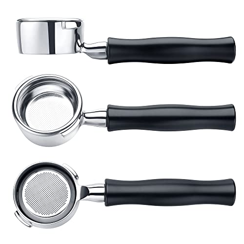 Normcore Bottomless Portafilter for Gaggia 58mm with Stainless Steel Head and Filter Basket and...