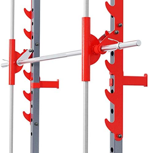 Barbell hooks for additional weight support on K-Sport Pull-Up Bar