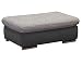 Produktbild CAVADORE Polster-Hocker Valerie / Großer Fußhocker im modernen Design / Zweifarbig / 101 x 40 x 68 / Schwarz-Weiß und Grau