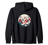 iris carpa giapponese majestic koi fish art pond art felpa con cappuccio