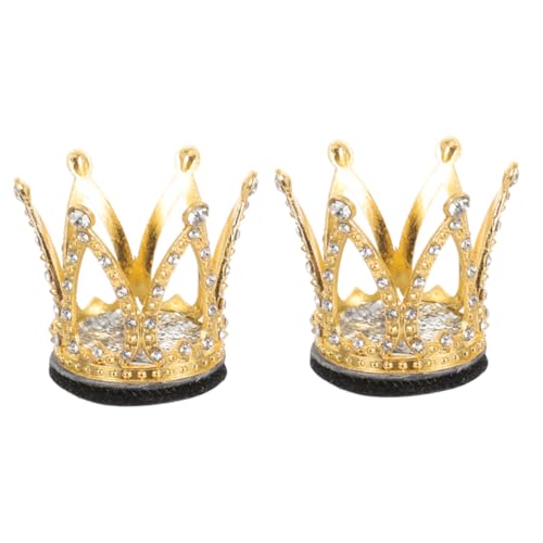Corona para casco de metal dorada para personalizar tu equipamiento