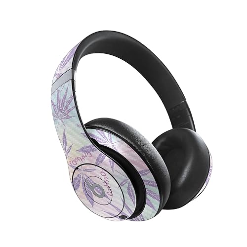 Image of MightySkins Carbon Fiber Skin Compatible with Beats Studio Pro - Pastel Mary | Protective, Durable Textured Carbon Fiber Finish | Easy to Apply