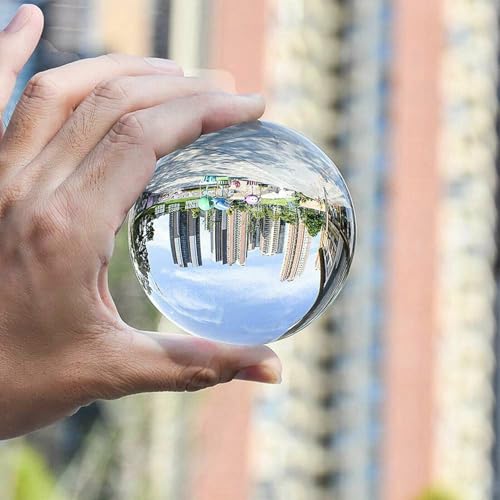 Boule de cristal 60mm transparent pour photographie et décoration de maison - 7