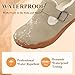 BARERUN Orthopedic Shoes for Women Men Women's Mens's Fuzzy Memory Foam Slippers Fluffy Winter House Shoes Indoor Outdoor Fashion Walking Shoes Beige 10.5 Women 9.5 Men