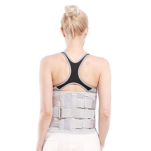 ZFF Soporte Lumbar Cinturón con 3 Retirable Almohadilla Inferior Atrás Apoyo para Dolor...