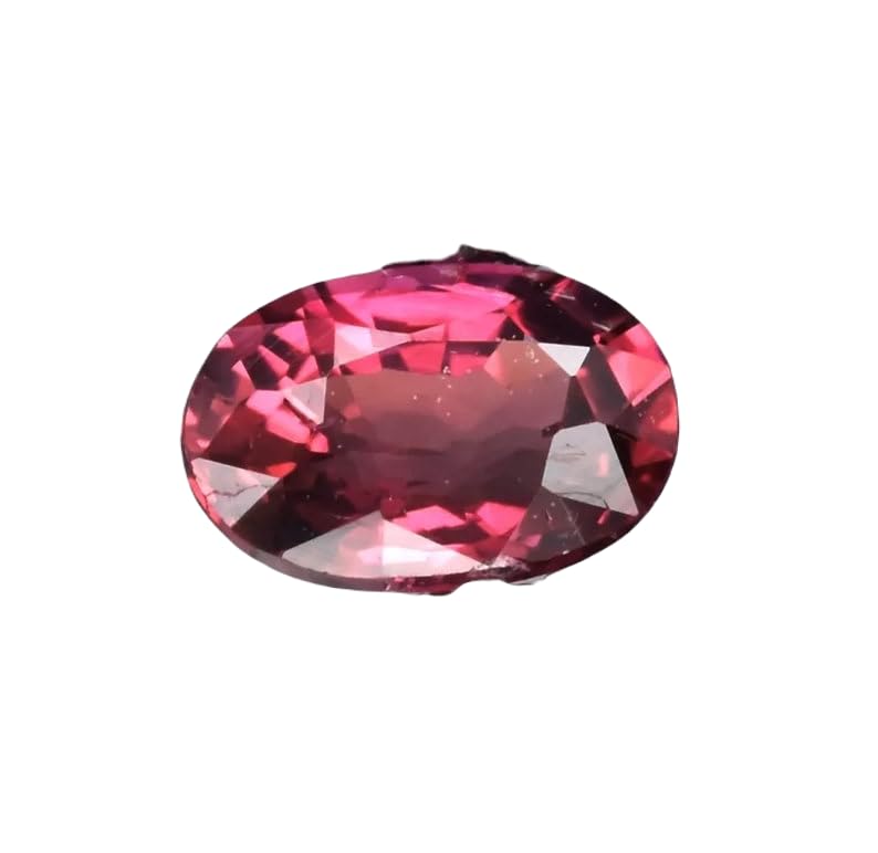 Rubis naturel de forme ovale 5x3mm, gemme facettée d'excellence pour bijoux