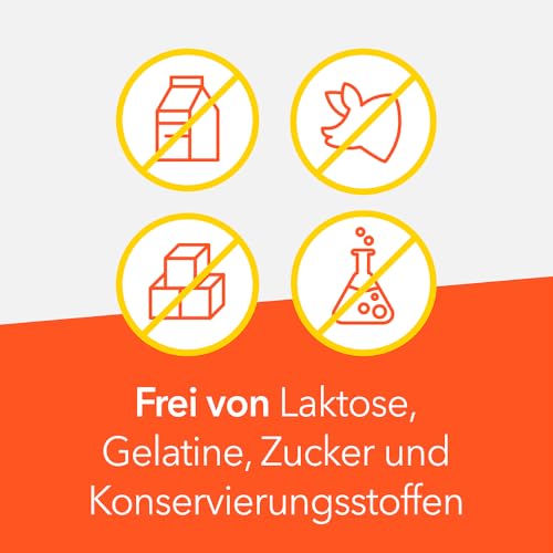 Vitamin B-Komplex-ratiopharm direkt: Alle 8 B-Vitamine auch für Vegetarier. Direktpulver mit Pfirsichgeschmack ohne tierische Inhaltsstoffe bei Mehrbedarf an B-Vitaminen, 40 Beutel